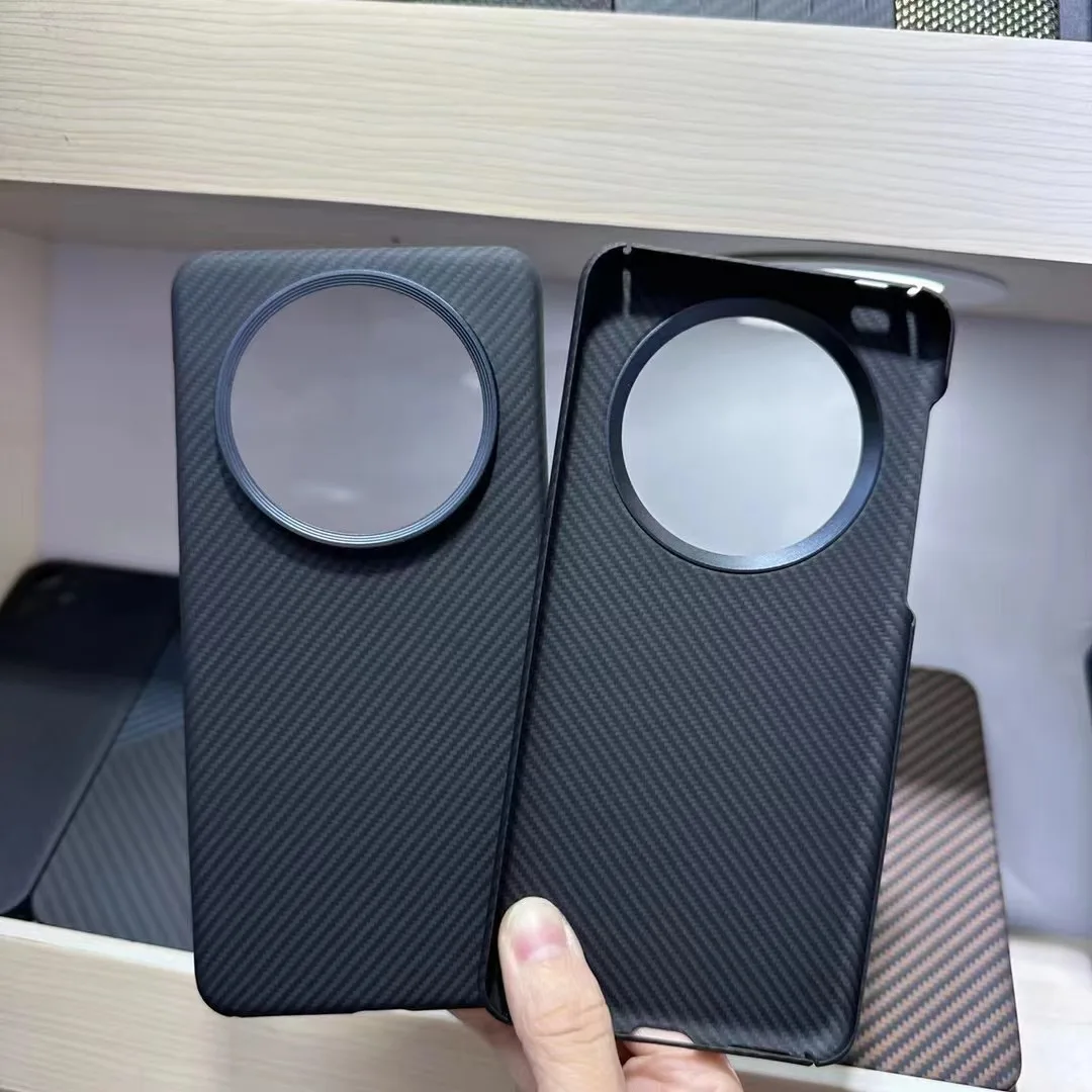 Real Carbon Fiber Phone Case For Huawei Mate 60Pro Carbon Fiber Case Aramid Fiber Cover MagSafe Magnetic Ultra-thin Case