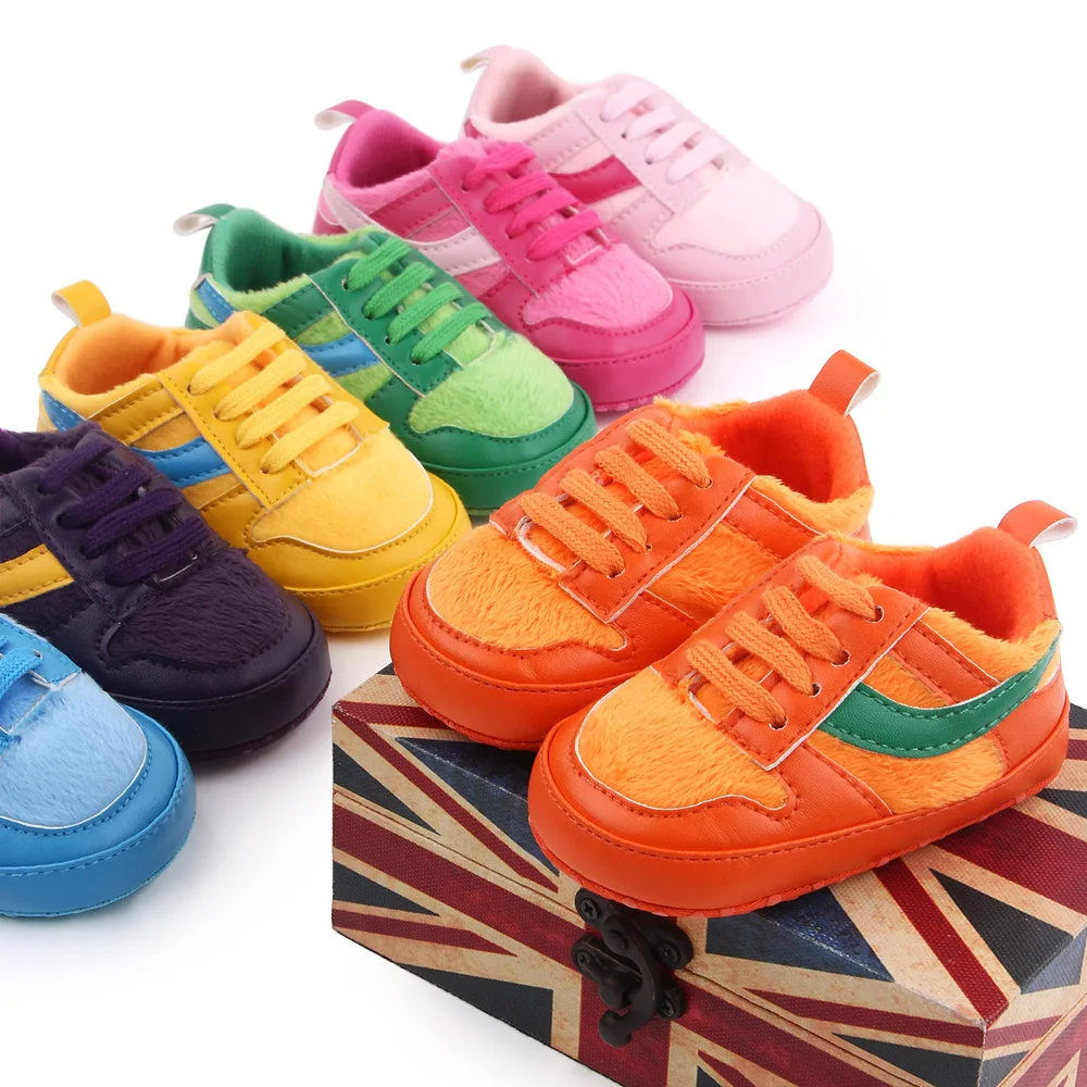 Baby Boy Sneakers Newborn PU Leather Infant Casual Girl Shoes Soft Sole Anti-slip Toddler First Walkers Crib Shoes baby shoes canvas sneakers sneakers shoes