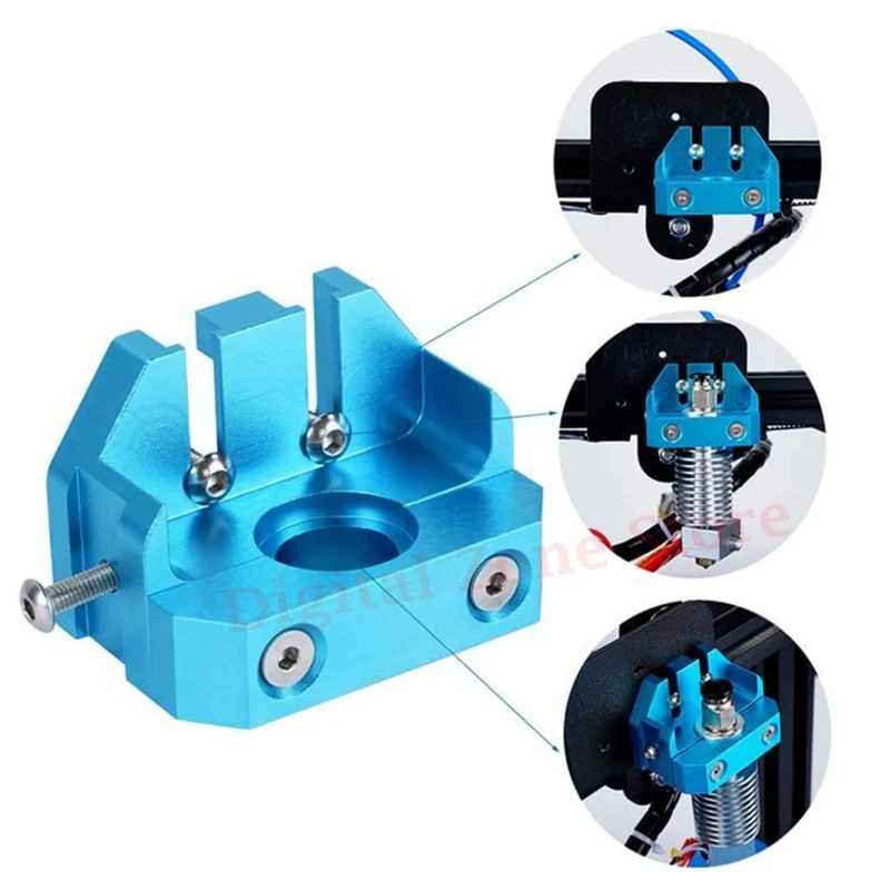 

Upgrade All Metal Hotend Mounting Bracket Compatible with V6 Hotend Volcano for Creality Ender 3,Ender 3 V2, CR10 3D Printers