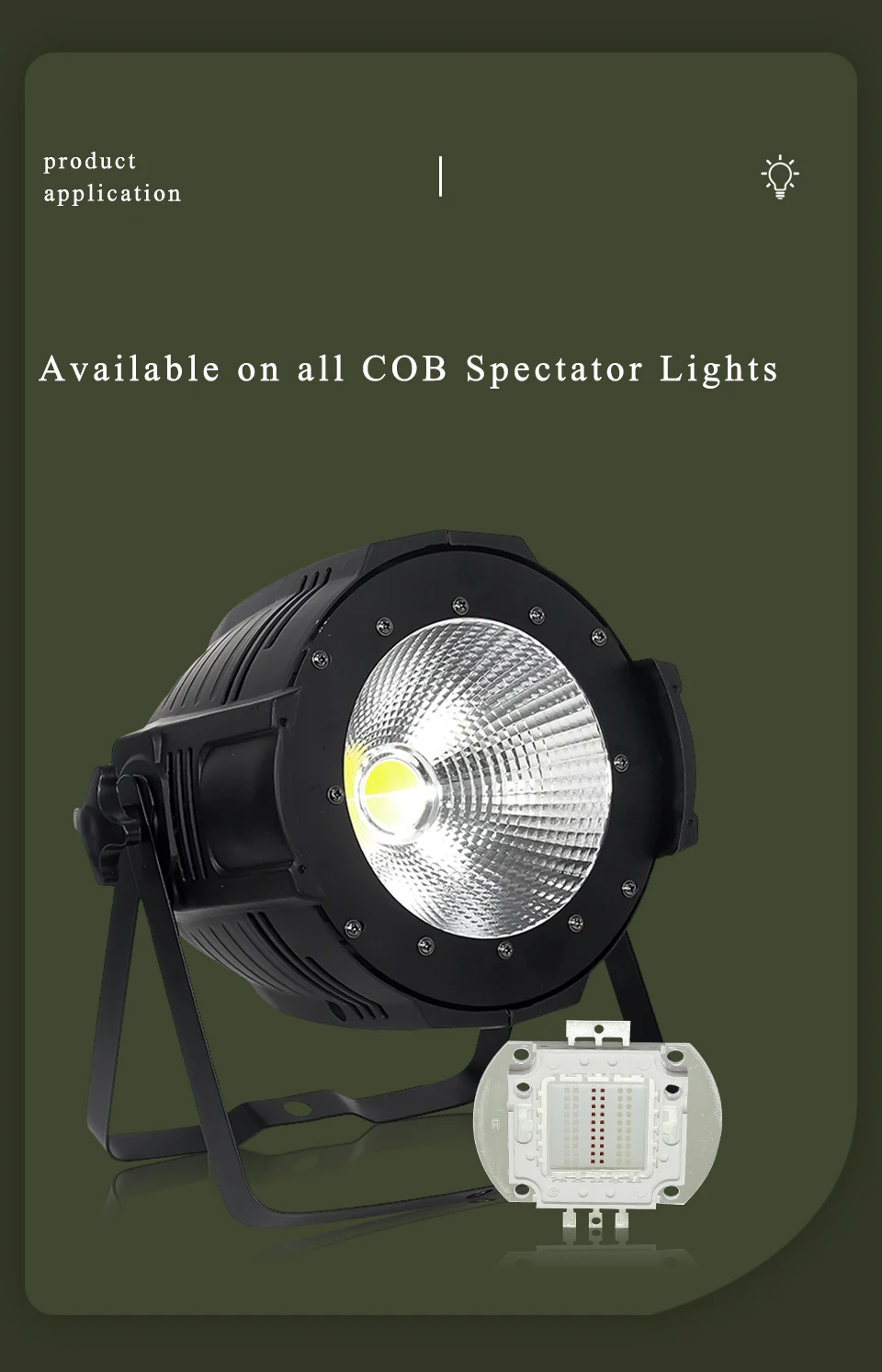Hoch leistung 200W 200W RGB 3 in 1 LED Cob Beads Chip 30-34V für W W Cob Publikum Licht Flutlicht Lampen LED Cob Chips – Detail 5
