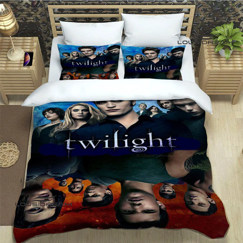The twilight Saga printed Bedding Sets exquisite bed supplies set duvet cover bed comforter set bedding set luxury birthday gift 3