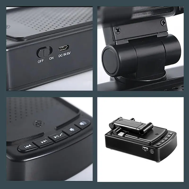 Fast Charging Phone Stand With Speaker Charging Station Adjustable 3-in-1 Mobile Phone Charger For Cell Phone Tablet