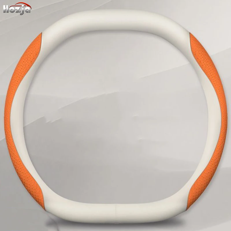 Premium Breathable Non-Slip Leather Steering Wheel Cover - Car Styling Auto Accessory