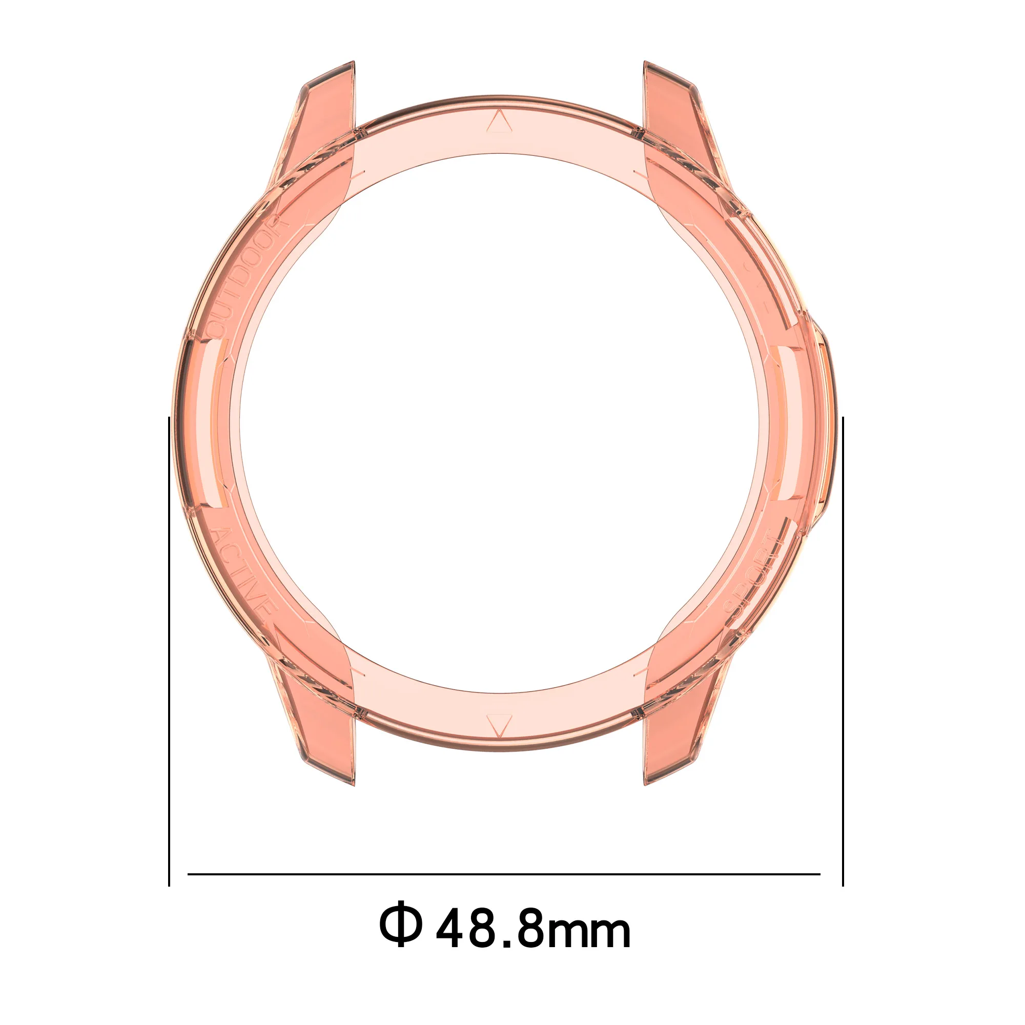 Premium Soft Crystal Clear TPU Protection Case Cover for Xiaomi Mi Watch Color 2 and Mi Watch S1 Active