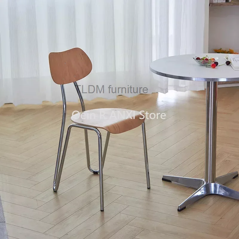 

Mid Century Modern Dining Chairs Office Designer Modern Balcony Luxury Chair Restaurant Lounge INS Cadeira Home Furniture WKDC