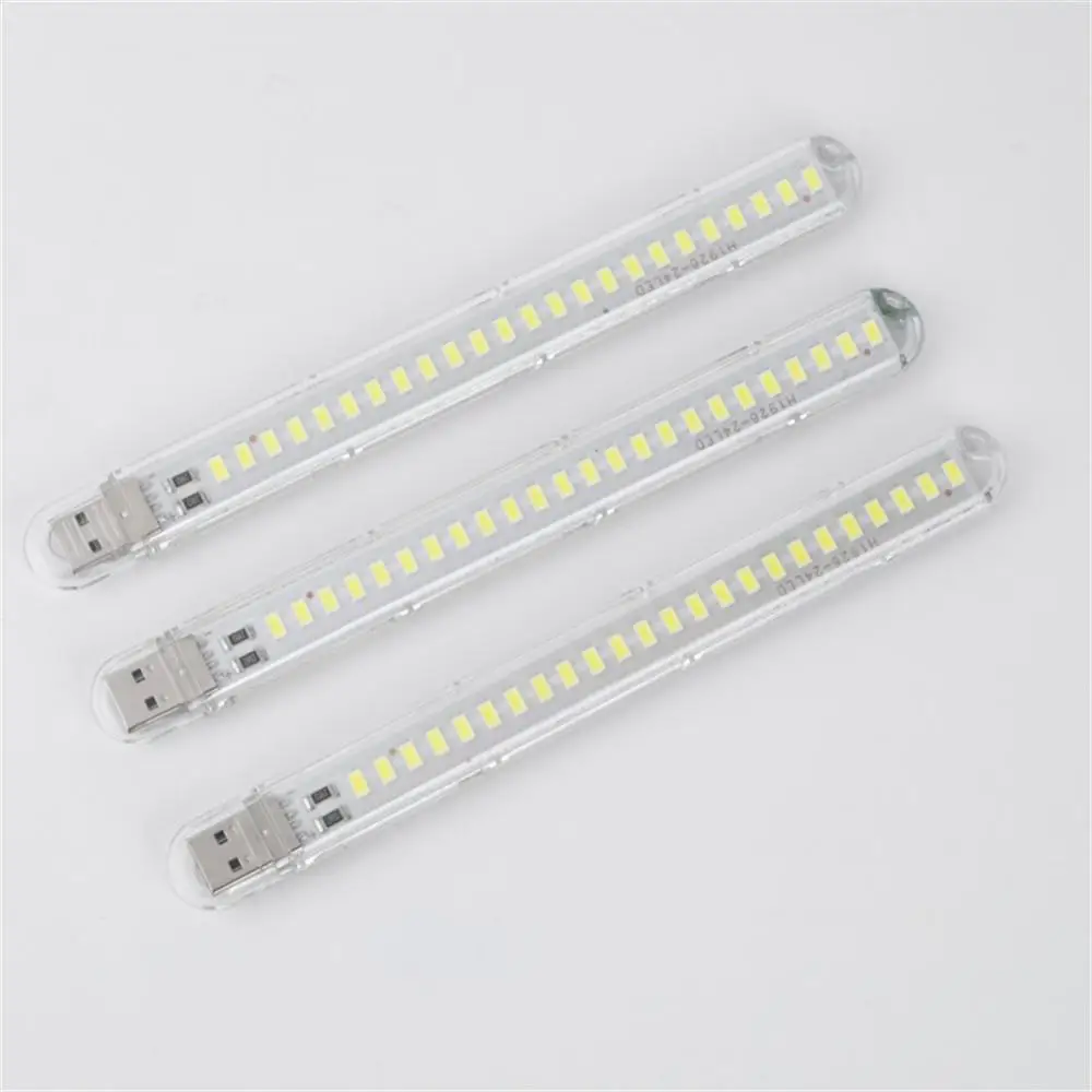 Description Picture 2 of itemDC 5V Mini LED Night Light Portable 10LEDs 24LEDs USB Reading Table Lamp Bendable Extension Pole US Plug Adapter Book Lights