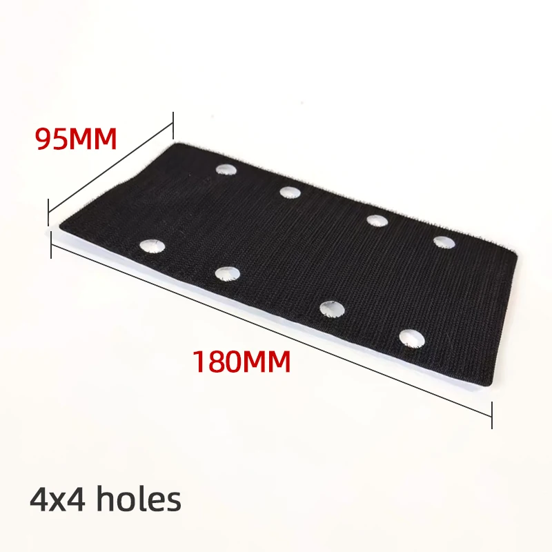 ATPRO 95x180mm 직사각형 드라이 그라인더 소프트 패드 사각형 연삭기 베이스 보호 패드 사포 버퍼 패드