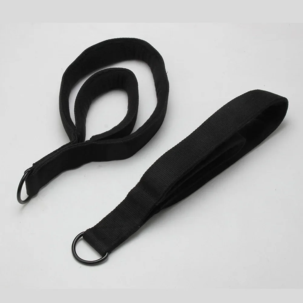 부식 방지 스냅 패스너 37cm 필라테스 발 손목 스트랩 부식 방지 금속 패스너 더블 루프 스트랩 운동 장비