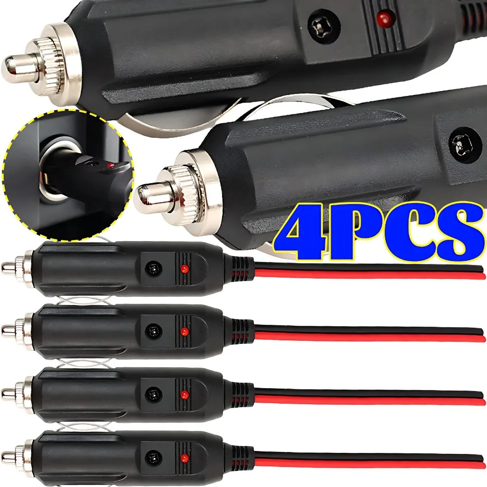 12V 24V 자동 20A 남성용 자동차 시거잭 LED 소켓 플러그 커넥터 어댑터..