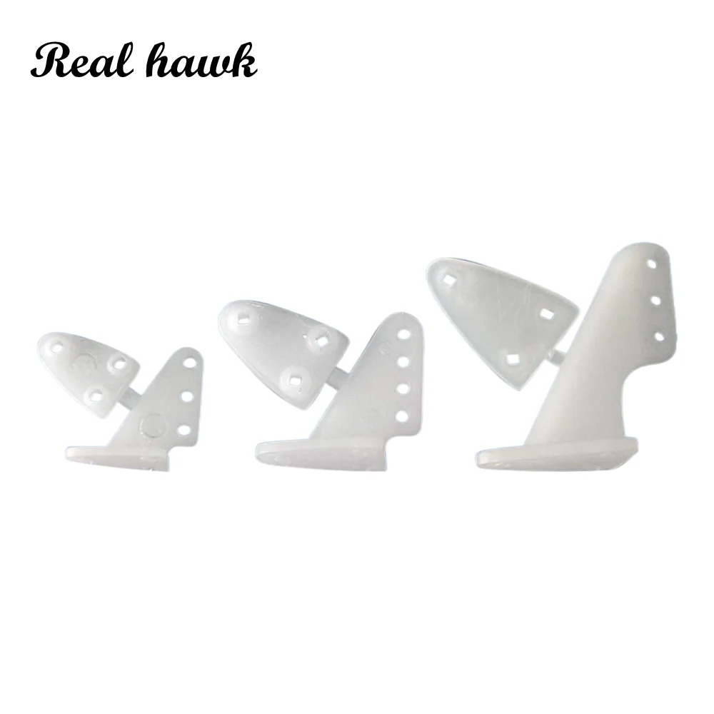 

10 Pcs Nylon Pin Horn/ Zip Horns Without Screws 3 Hole/4 Hole RC Airplanes Parts Electric Planes Foam Model Accessories