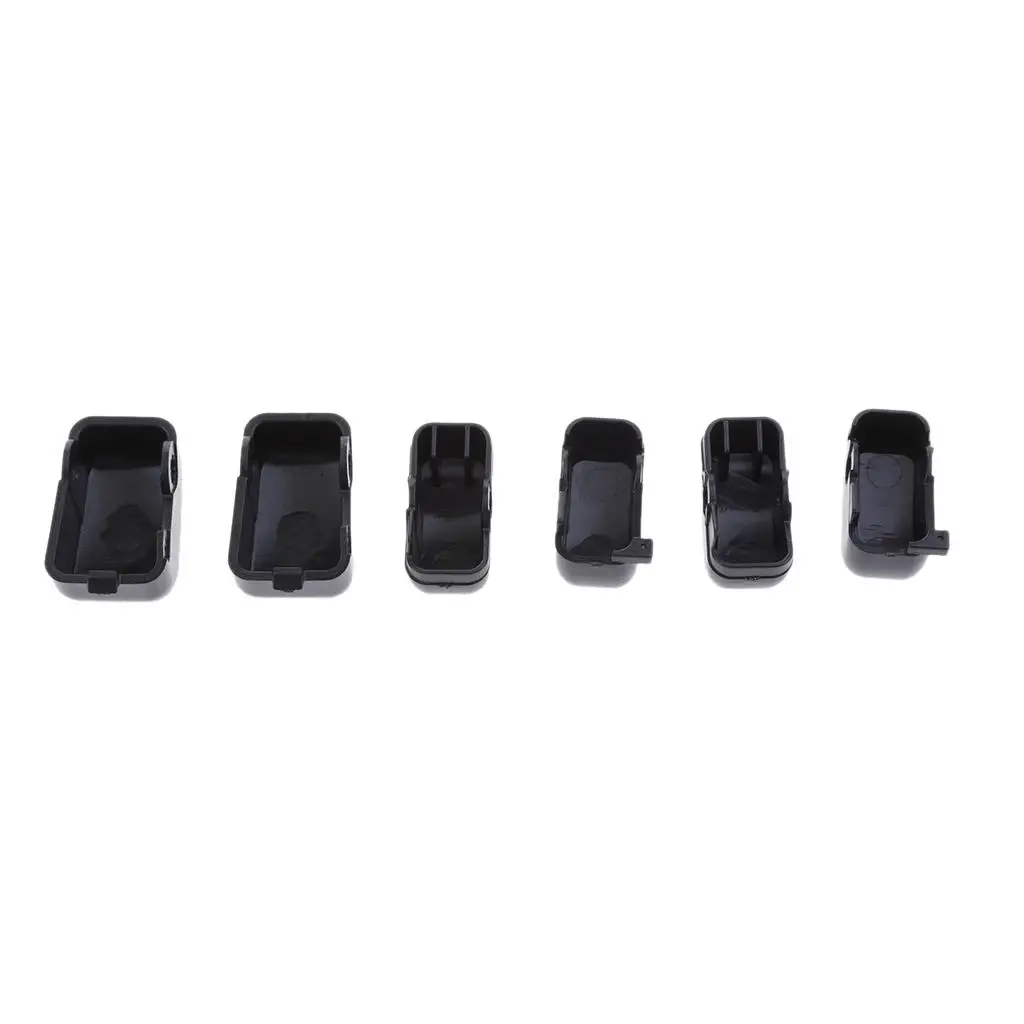 6 Pieces Hand Control Switch Button Covers Caps Set for 98-01 FLHRC