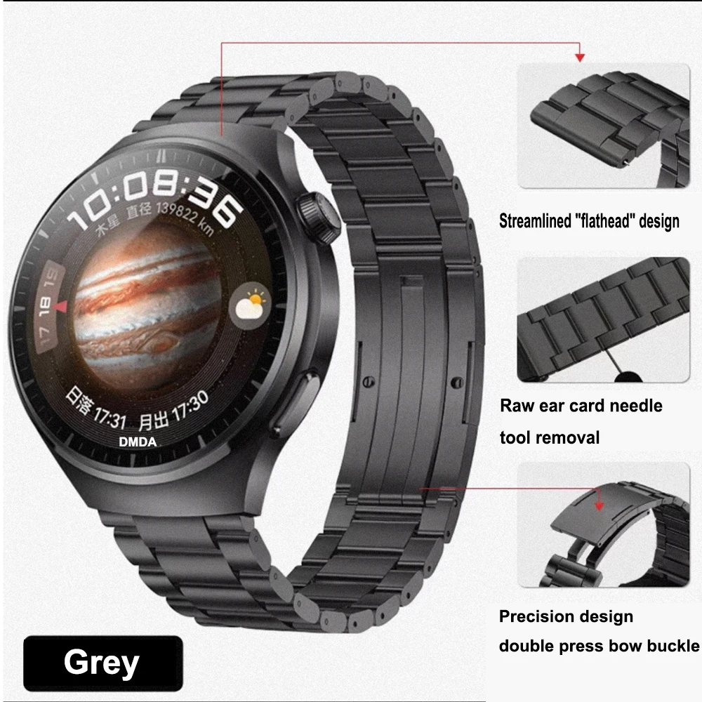 Official Titanium Metal Band For HUAWEI Watch 4 Pro 22mm Straps