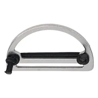 Scuba Dive D Ring Weight Belt Stopper Slider Keeper With D-Ring Harness Retainer Stopper Buckle Silver For Webbing Diving Sport 1