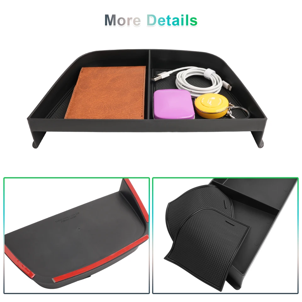 TTCR-II Compatibel met Auto Middenconsole Opbergbox Volkswagen UP GTI 2013-2023, Seat Mii/Skoda Citigo Middenconsole Organizer Armleuning VW Mii/Citigo Armleuningen Opbergbox