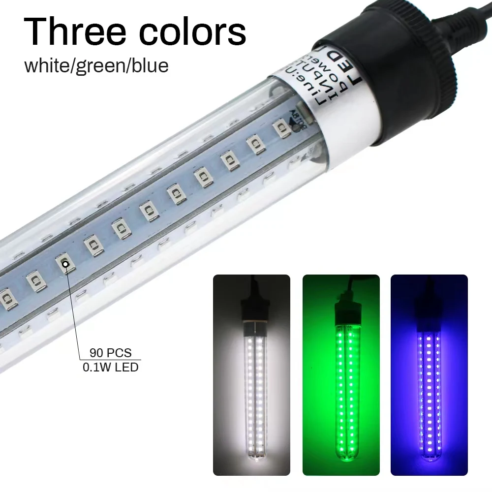 5 12V Fishing Light LED Underwater Fishing Light Lures Fish Finder Lamp fishing accessories fishing light