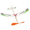 Y4UD Rubber Band Powered Kits Gift Choice Theme Parties Outdoor Gift Reversal Interesting Glider 5