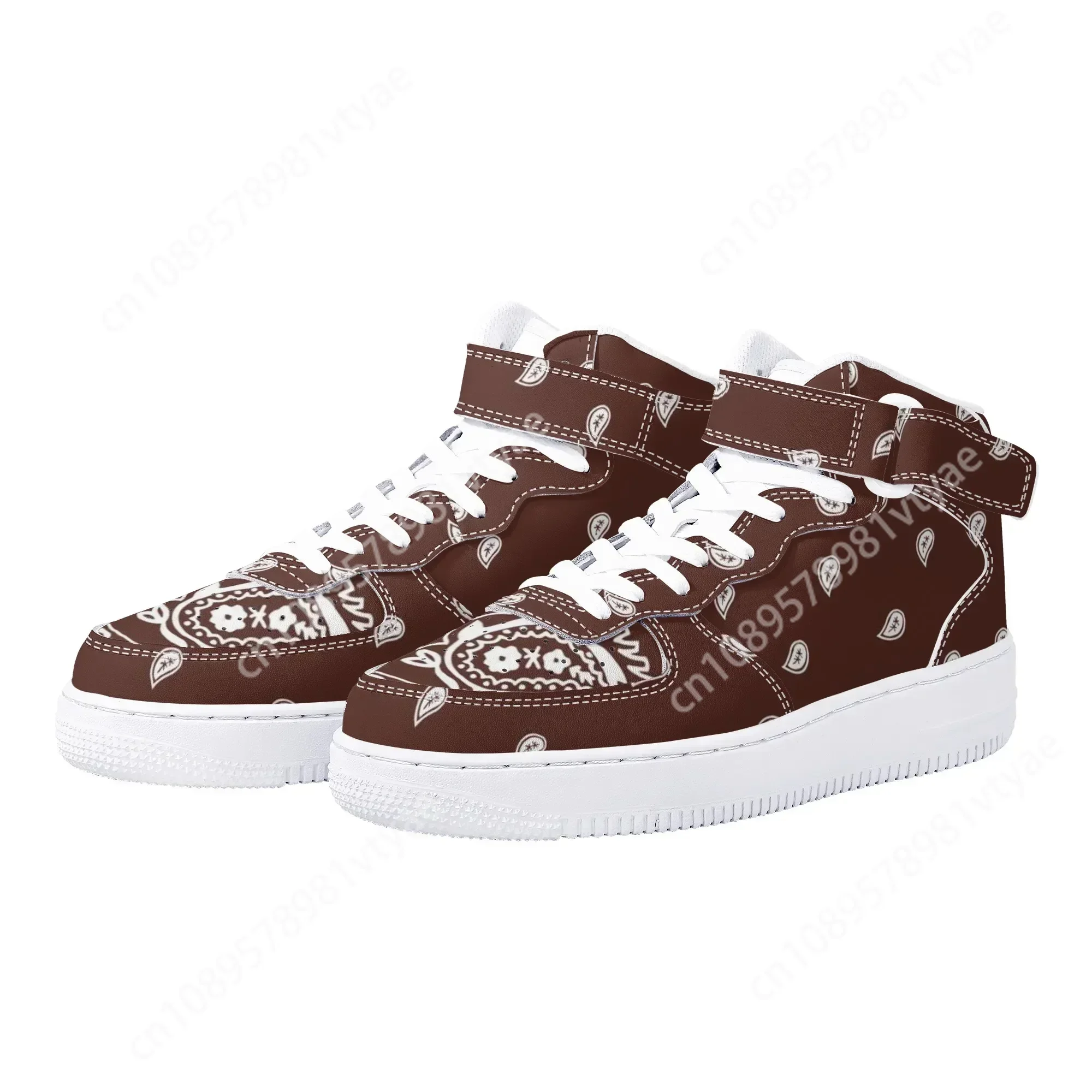 s Bandana Print Men Basketball Sneakers Leisure Shoes True Size Running Shoes Factory Direct