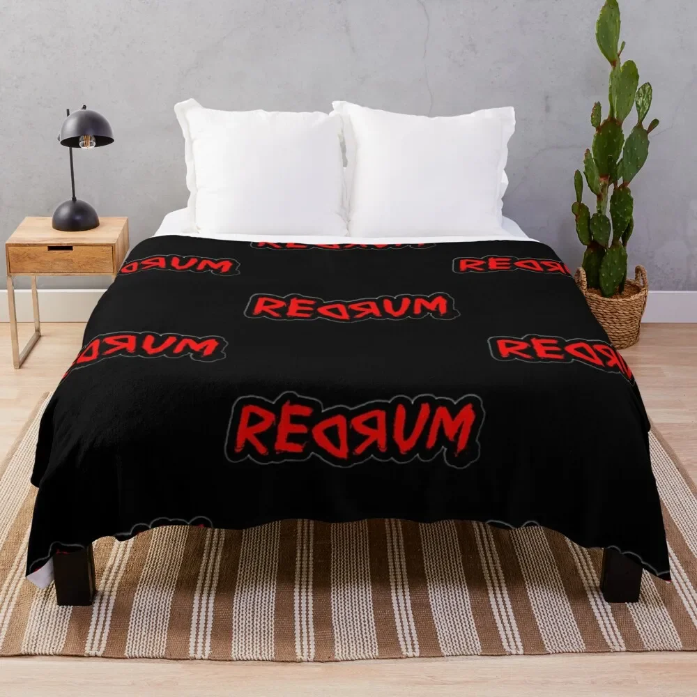 

Red rum Merch Throw Blanket Nap Plaid on the sofa Fluffys Large Blankets