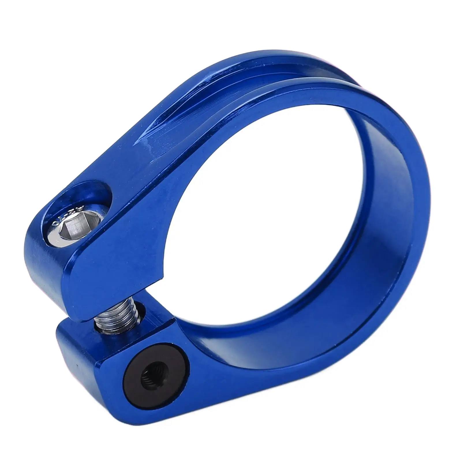 자전거 시트포스트 클램프, CNC 중공 디자인, 경량 알루미늄 합금, 31.8mm, 34.9mm