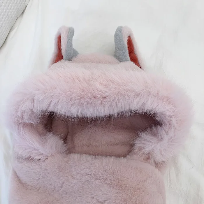 Fox Plüsch Skimütze Schal Handschuhe dreiteilige Damenmütze Winter Warm Furry Cold Riding Outdoor Gehörschutzmütze – Detail 16