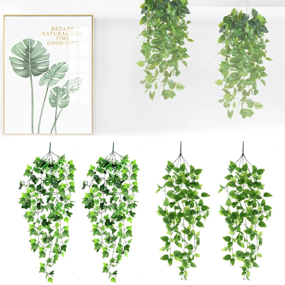 Artificial Ivy Fake Greenery Leaf Garland Plants Vine Foliage