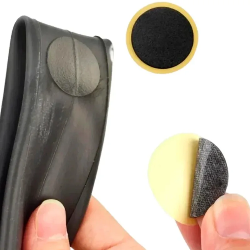 Glue-Free Bicycle Tire Patches Quick Repair Adhesive Drying Tyre Protection Bike Tool Various Wheel Sizes 20-47cm 10PCS