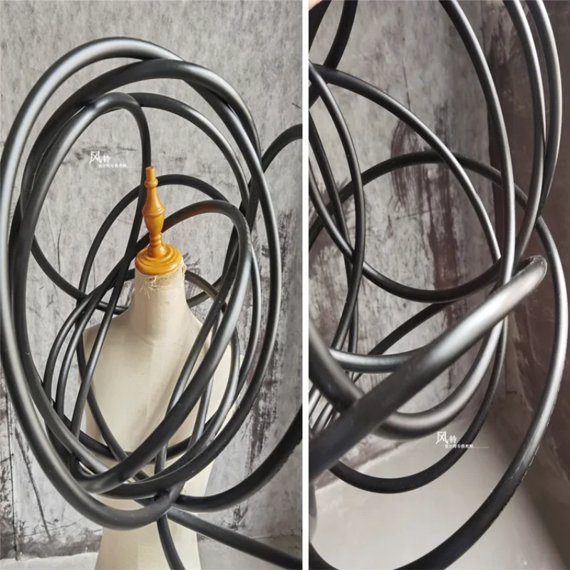 

Black Plastic Tube For Modelling design DIY Craft Supplies Bag Stage Clothes Decor Designer Accessories Materials