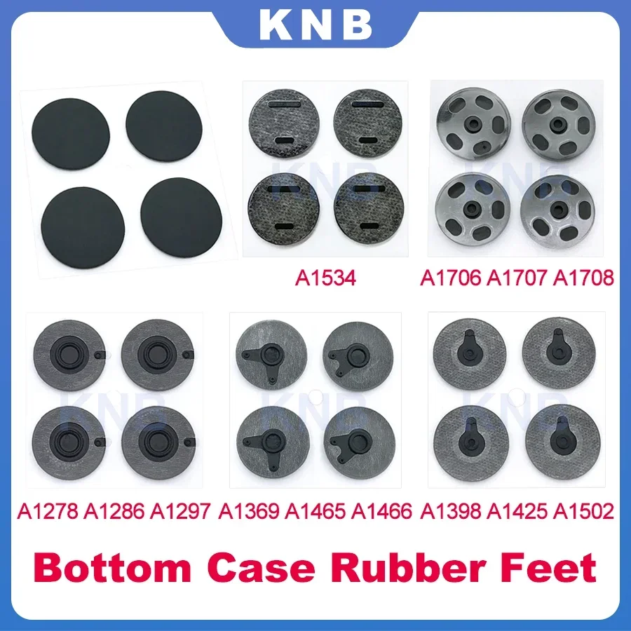 4pcs Bottom Case Rubber Feet For Macbook Pro Air A1278 A1286 A1297 A1465 A1466 A1398 A1425 A1502 A1534 A1706 A1708 A2442 A2681