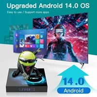 T95 ТВ-приставка Android14 Allwinner H616 Smart TV Box Четырехъядерный процессор 32G 64G 128G 4K Телеприставка Медиаплеер Двойной Wi-Fi 2,5G и 5G Bluetooth — изображение 2