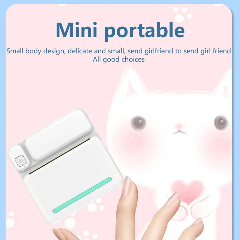 Pocket Printer C19 MINI Print Portable Thermal Printer 58mm Printing Wireless Bluetooth Android IOS