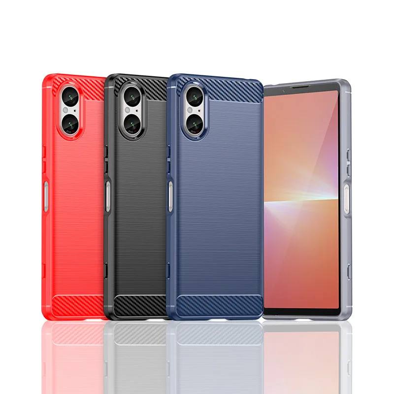 Per Sony Xperia 5 V Custodia Sony Xperia 5 V Cover Soft Silicone Bumper Shield Custodie Protettive Per Telefono Posteriore Per Sony Xperia 5 V Funda