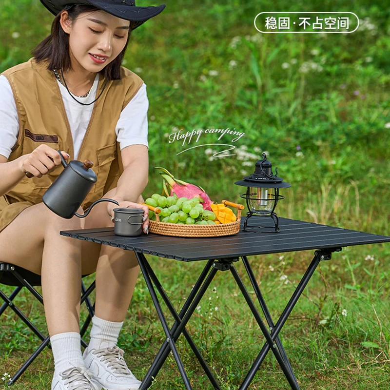 Mini Table pliante Portable ultra-légère, en alliage d'aluminium Durable, pour  Barbecue Camping pique-nique, petite Table de bureau d'extérieur -  AliExpress