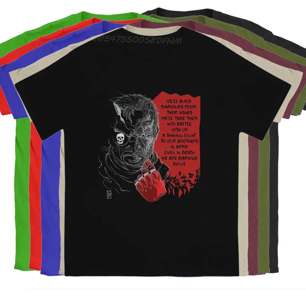 Maglietta Da Uomo Di Moda Metal Gear Solid V The Phantom Pain Summer Tops Top Mens Designer Kawaii Clothes Top Quality Big Sale