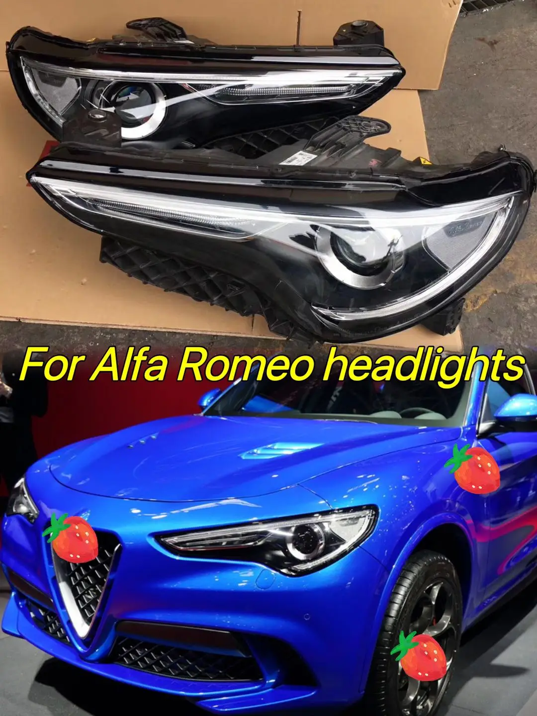 

Для Alfa Romeo передняя фара в сборе Обновленный новый стиль