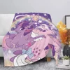 Cartoon Printed Blanket Picnic Blankets Warm Blanket Soft and Comfortable My Little P-Ponys Blanket Home Travel Birthday Gift 2