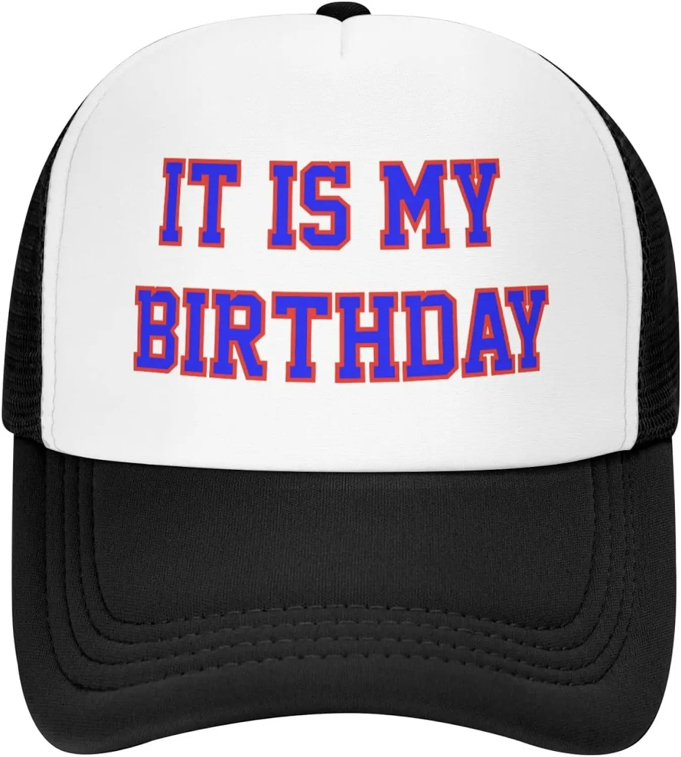 

It's My Birthday Trucker Hat, Adjustable Mesh Baseball Cap, Outdoor Fishing Hat for Men and Women