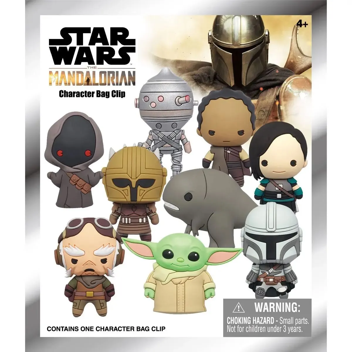 Disney Star Wars Mandalorian Series 1 Secret Silent Box 3D Pebbled Collection Bag Фигурка-сюрприз Модель Йода Скайуокер Асока...