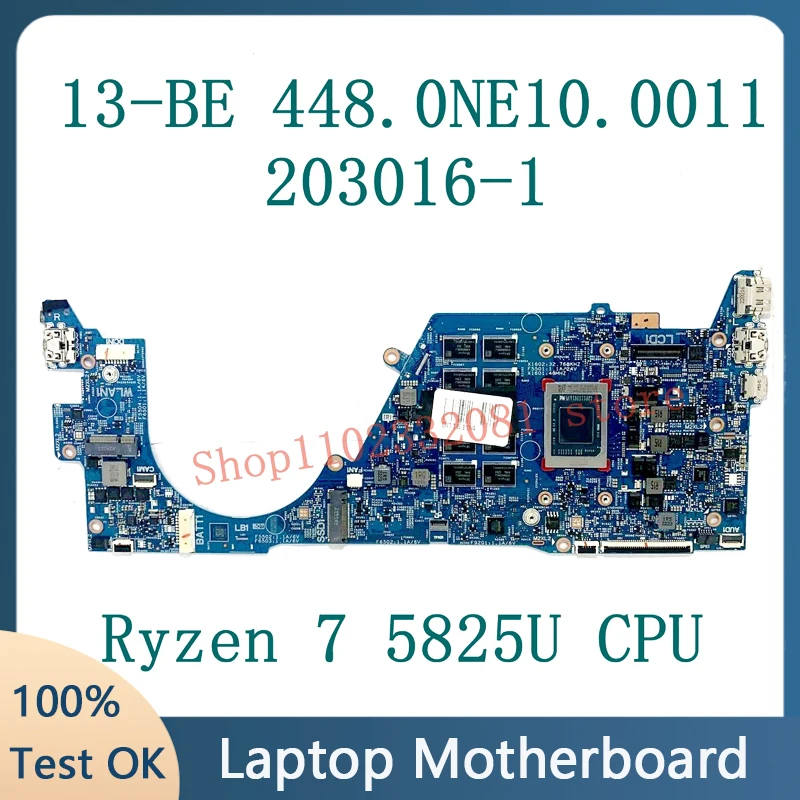 

203016-1 448.0NE10.0011 High Quality Mainboard For HP Pavilion AERO 13-BE Laptop Motherboard With Ryzen 7 5825U CPU 100% Test OK