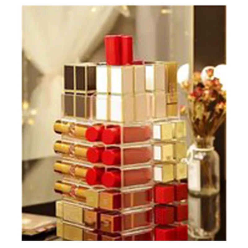 Lipstick Storage Rack Cosmetics Storage Rack Lipstick Display Rack Rotates 360 Degrees Can Store Lipstick Cosmetics, Etc