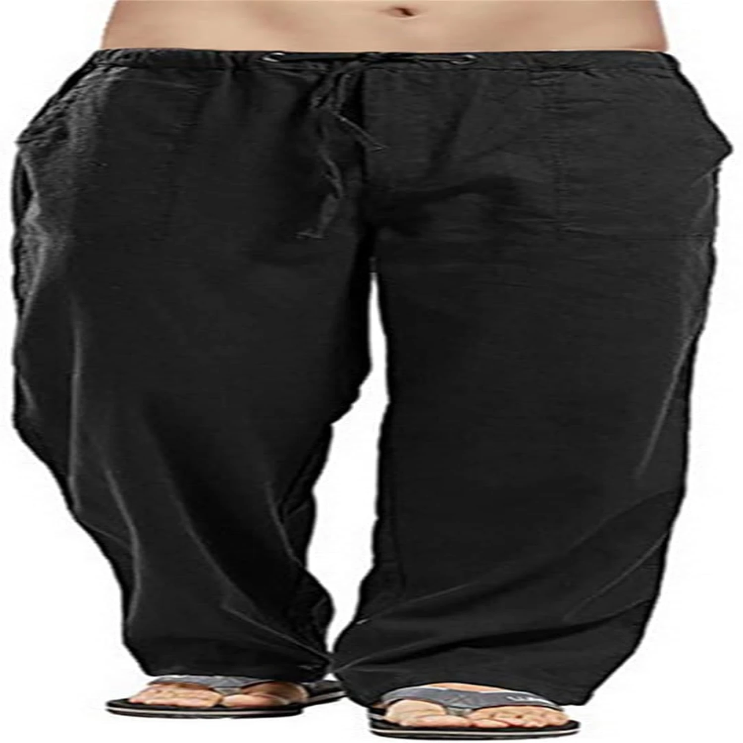 en pants for men. Stay cool and stylish in these comfortable and versatile linen bottoms. Embrace the heat stay on-trend wit