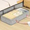 1/3/5PCS Clothes Quilt Storage Bag Underbed Organizer Large Capacity Quilt Storage Box Foldable Storage Bag Dust Tote 4
