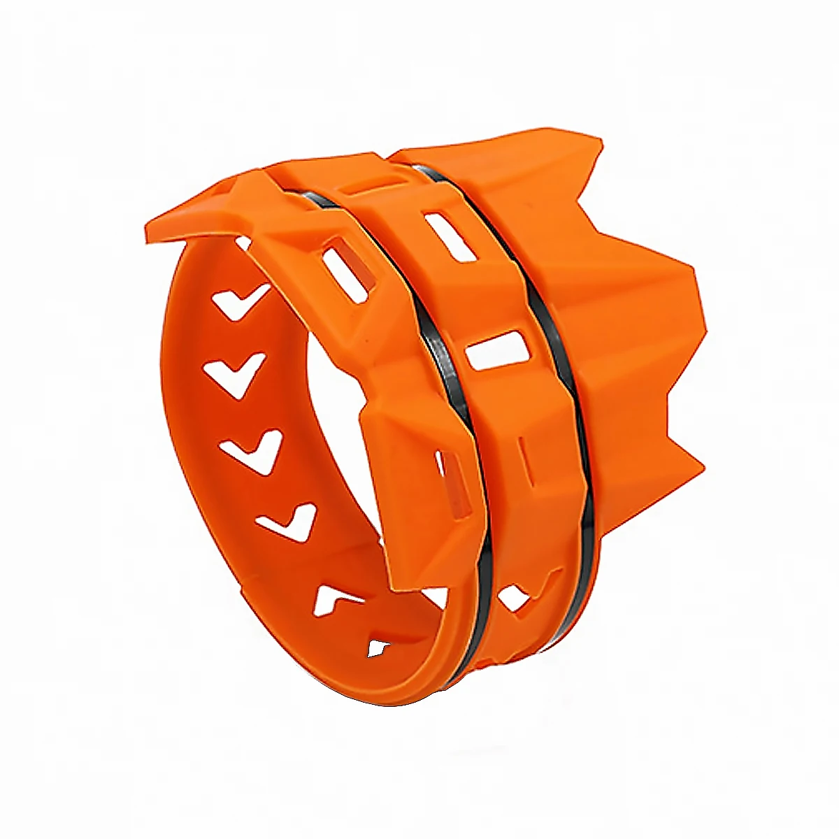Universeller Motorrad-Auspuff-Hitzeschutz Schalldämpfer-Schutzrohr Beinschutz Anti-Heiß-Schutz Verbrühungsschutzring – Detail 9