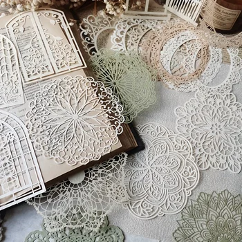 Vintage Lace Butterfly Paper 1