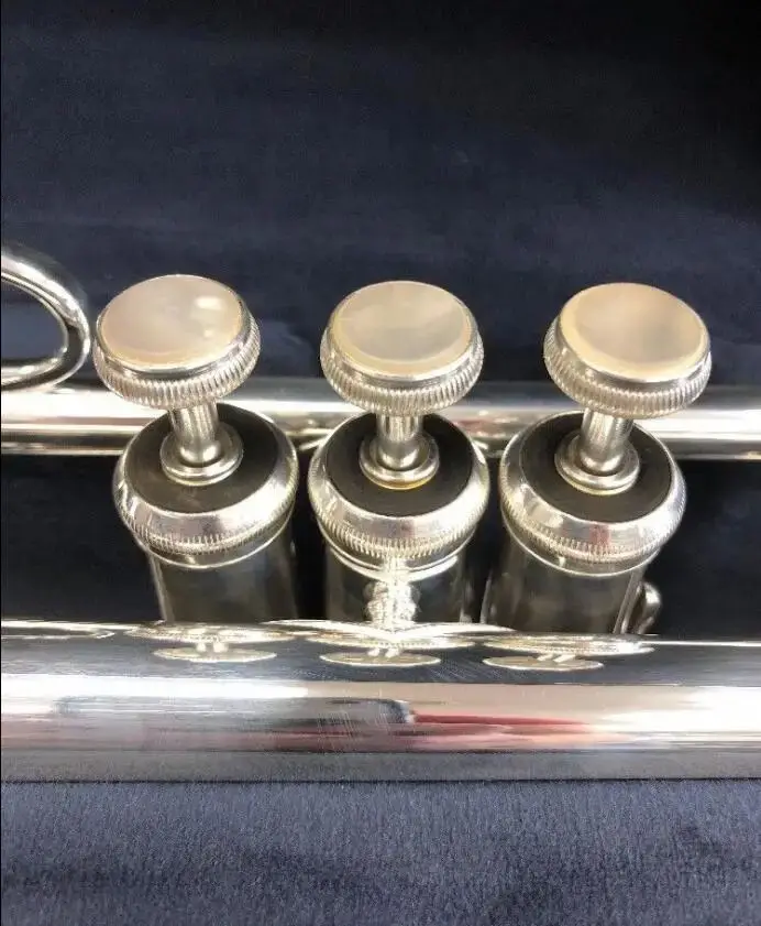 Silver-Plated Trumpet 180S 43 Case and Mouthpiece Brass Instruments