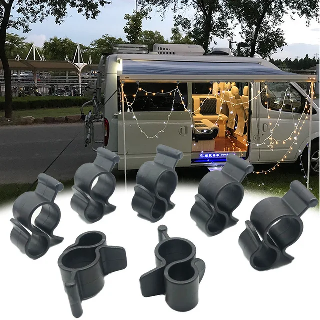 10Db Lakókocsi Napellenző Akasztó Horog Sátor Pothook Ruhák Huzalbilincs A Lakóautó Számára Felfüggesztési Szerszámok Árnyék Kiegészítők