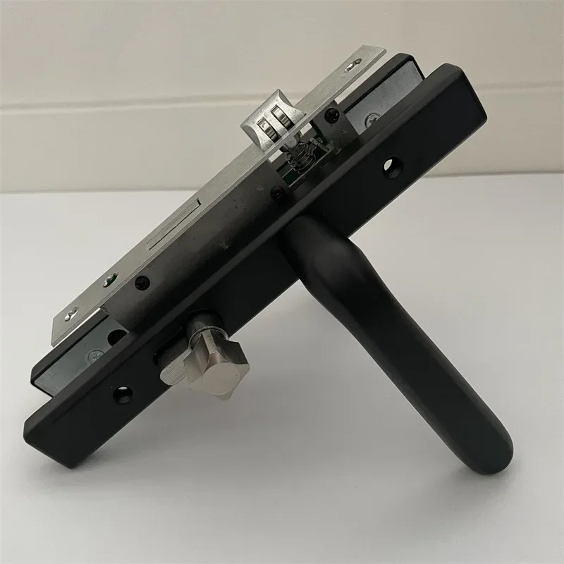 PlasticSteelDoorLockBrokenBridgeAluminumFlushDoorHandle