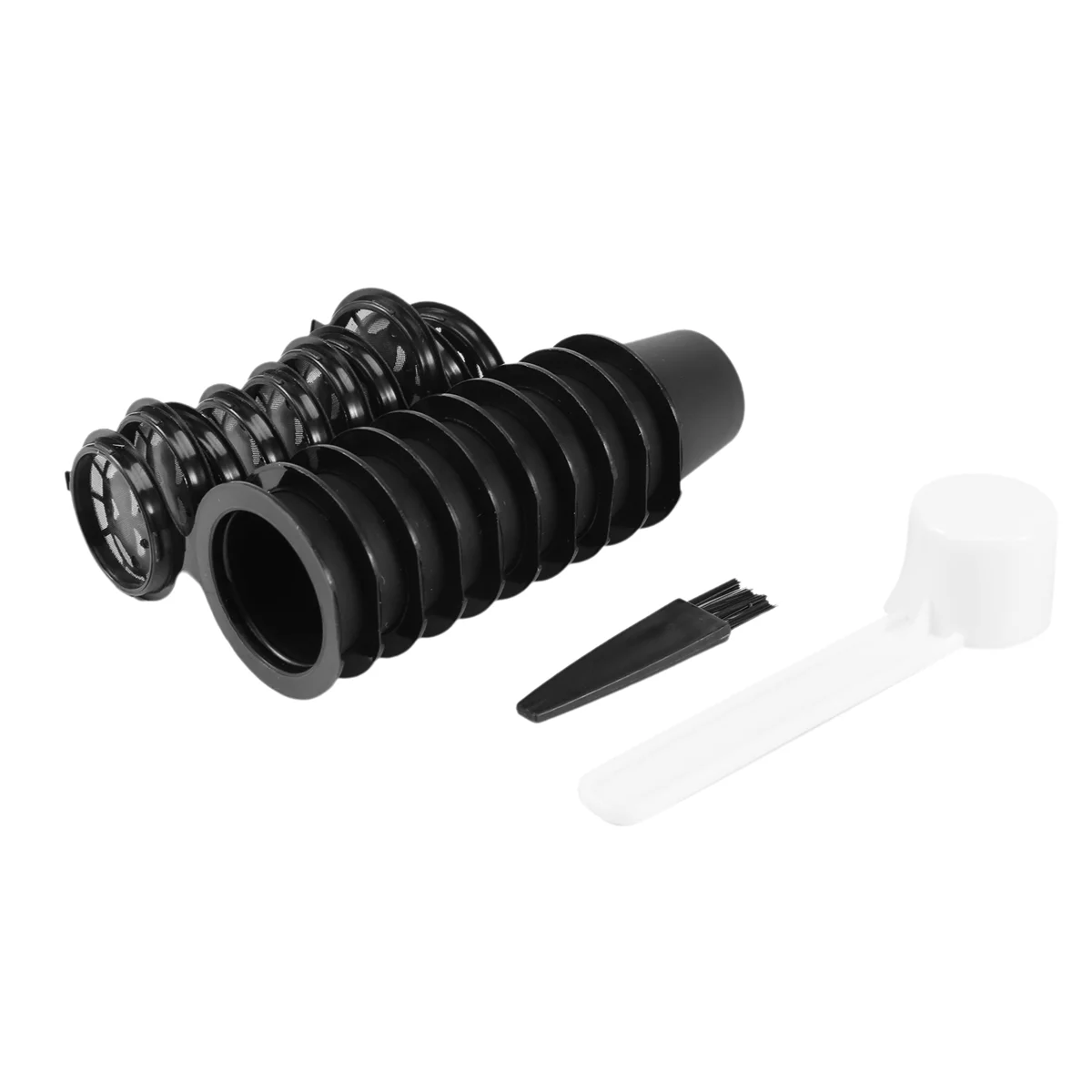 10 Pcs Reusable Refillable Coffee Capsule Filters for Nespresso with Spoon Brush Kitchen Accessories Coffee Filter Black HOT
