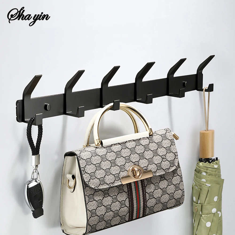 Door Hook Strong Metal Coat Rack Suitable for Clothes Hats and Bags Space Saving Design Suitable for Bedroom