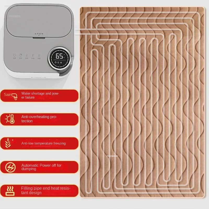 Double Water Circulation Heating Blanket Mattress Plumbing Electric Blankets Single Control Home Heated Carpet Thermostat Pump Y