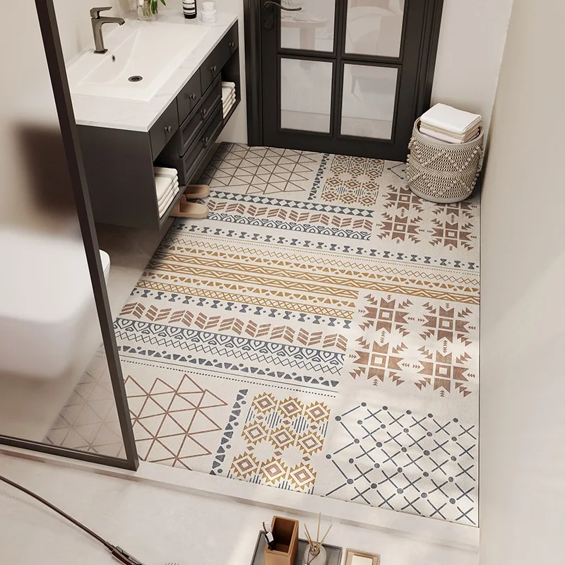 

Bathroom Carpet Home Decoration Rug Diatom Mud Water-absorbent Non-slip Floor Mat Toilet Washing Table Foot Mats Modern Style